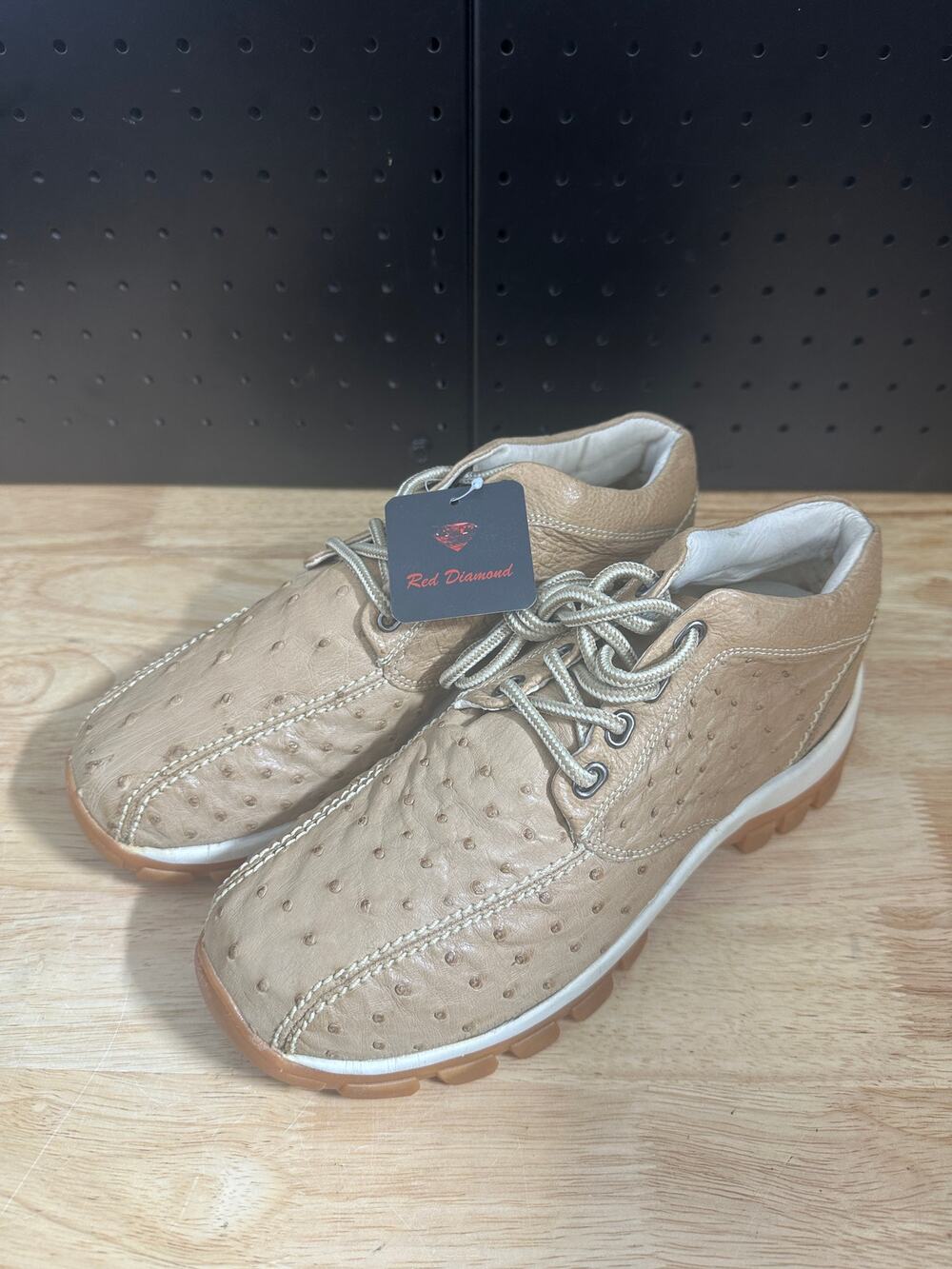 Red Diamond Ostrich Orix Color Size 7.5